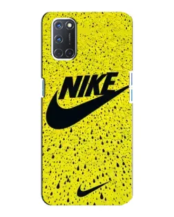 Чохол для OPPO A92 з картинкою «Жовтий текстурний Nike»