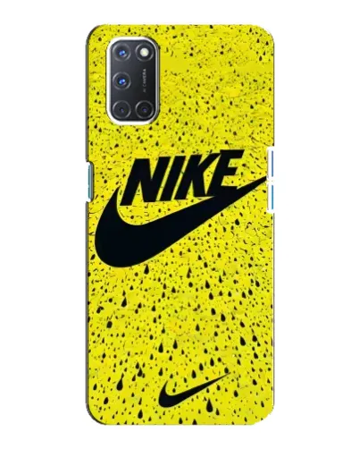 Чохол для OPPO A92 з картинкою «Жовтий текстурний Nike»