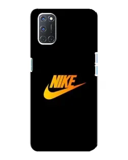 Чохол для OPPO A92 з картинкою «Золотий логотип Nike»