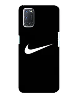 Чехол для OPPO A92 с картинкой «Минималистический Найк»