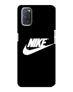 Чехол для OPPO A92 с картинкой «Мазки краски Nike»