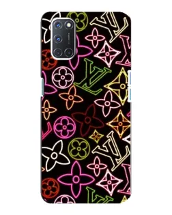 Чохол для OPPO A92 з картинкою «Неоновий мікс Nike»