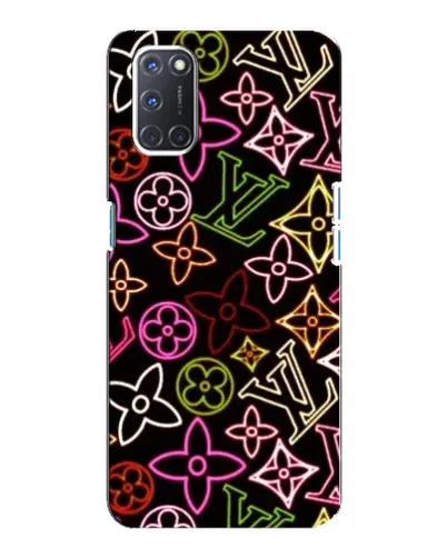 Чохол для OPPO A92 з картинкою «Неоновий мікс Nike»