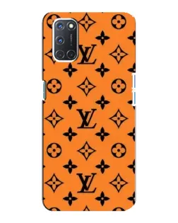 Чохол для OPPO A92 з картинкою «Помаранчевий стиль LV»