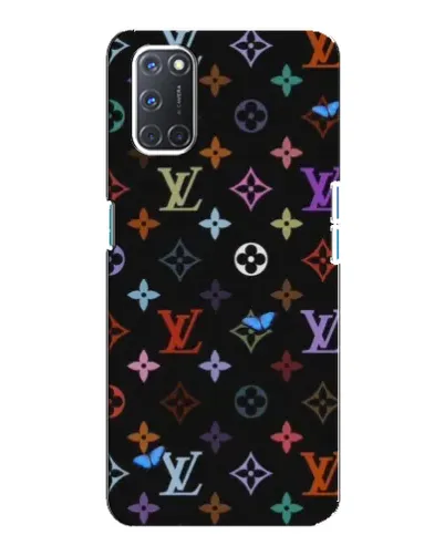 Чохол для OPPO A92 з картинкою «Кольорова монограма LV»