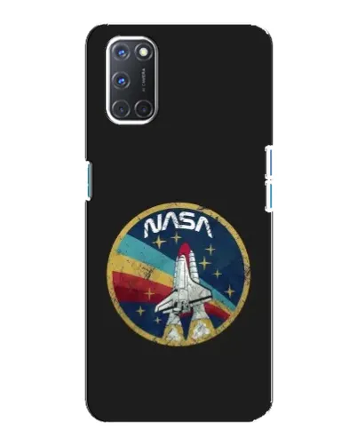 Чехол для OPPO A92 с картинкой «NASA — эмблема миссии»
