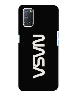 Чехол для OPPO A92 с картинкой «NASA — вертикальный логотип» Чехол для OPPO A92 с картинкой «NASA — вертикальный логотип»