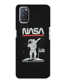 Чехол для OPPO A92 с картинкой «NASA — шагаем по Луне» Чехол для OPPO A92 с картинкой «NASA — шагаем по Луне»