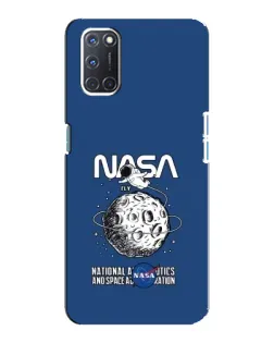 Чехол для OPPO A92 с картинкой «NASA — лунная миссия» Чехол для OPPO A92 с картинкой «NASA — лунная миссия»