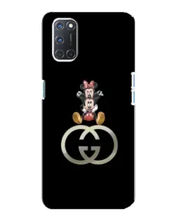 Чохол для OPPO A92 з картинкою «Мінні Маус на лого»