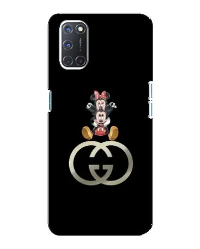 Чохол для OPPO A92 з картинкою «Мінні Маус на лого»