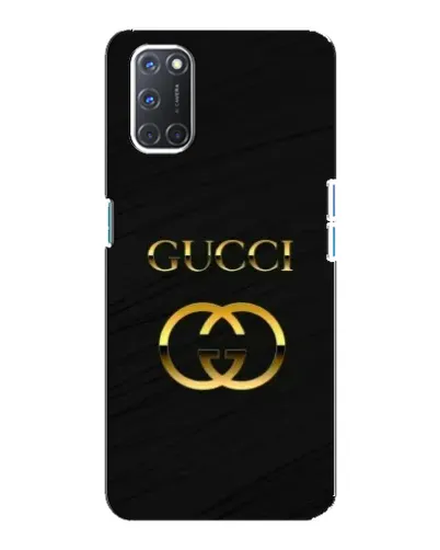 Чохол для OPPO A92 з картинкою «Золотий логотип Gucci»