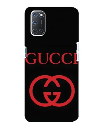 Чохол для OPPO A92 з картинкою «Gucci — червоний логотип»