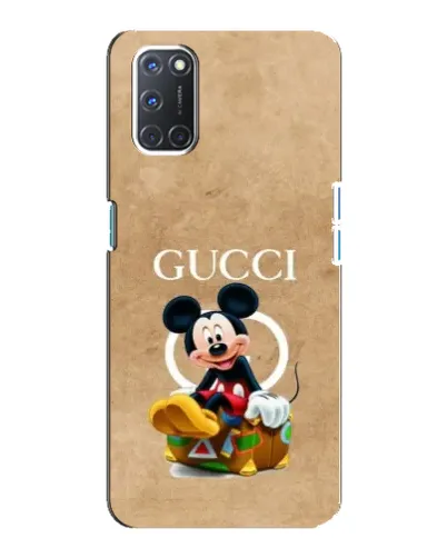 Чохол для OPPO A92 з картинкою «Міккі Маус Gucci — крафт»