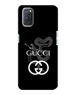 Чохол для OPPO A92 з картинкою «Gucci — срібна змія»