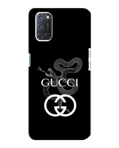 Чохол для OPPO A92 з картинкою «Gucci — срібна змія»