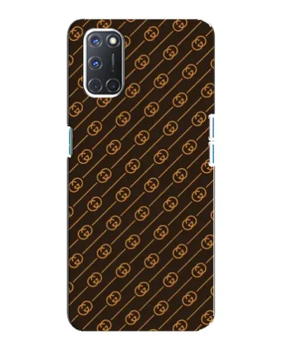Чохол для OPPO A92 з картинкою «Gucci — золоті діагоналі»