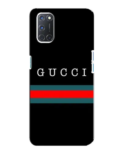 Чохол для OPPO A92 з картинкою «Gucci — червоний пояс»