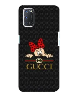 Чохол для OPPO A92 з картинкою «Мінні Маус Gucci — чорний»