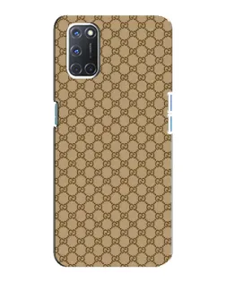 Чохол для OPPO A92 з картинкою «Gucci — класичний беж»