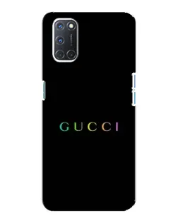 Чохол для OPPO A92 з картинкою «Gucci — неоновий мінімалізм»