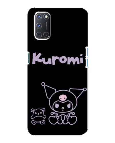 Чохол для OPPO A92 з картинкою «Kuromi — чорний мінімалізм» Чохол для OPPO A92 з картинкою «Kuromi — чорний мінімалізм»