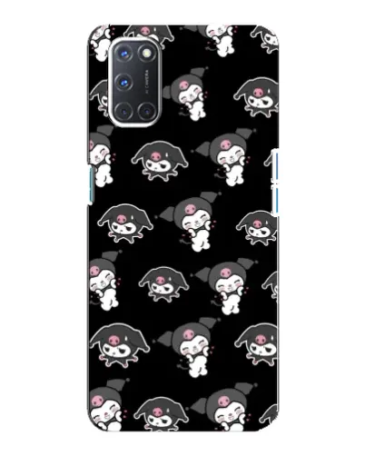 Чохол для OPPO A92 з картинкою «Чорний паттерн Kuromi» Чохол для OPPO A92 з картинкою «Чорний паттерн Kuromi»