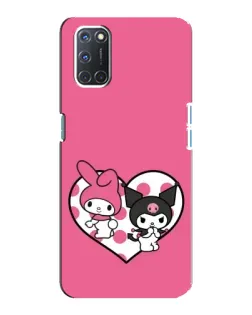 Чохол для OPPO A92 з картинкою «Kuromi та My Melody»
