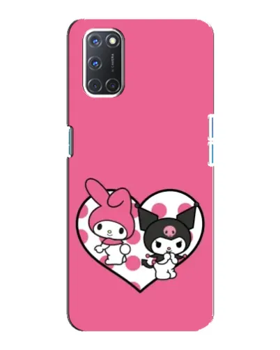 Чохол для OPPO A92 з картинкою «Kuromi та My Melody» Чохол для OPPO A92 з картинкою «Kuromi та My Melody»