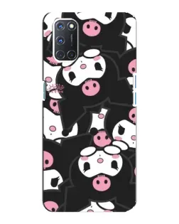 Чохол для OPPO A92 з картинкою «Патерн голів Куромі»