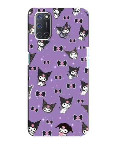 Чохол для OPPO A92 з картинкою «Kuromi — патерн» Чохол для OPPO A92 з картинкою «Kuromi — патерн»