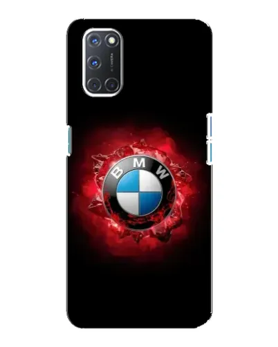 Чехол для OPPO A92 с картинкой «Логотип BMW — вспышка»