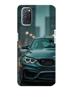 Чехол для OPPO A92 с картинкой «BMW в огнях города»