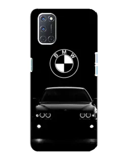 Чехол для OPPO A92 с картинкой «BMW — взгляд из темноты»