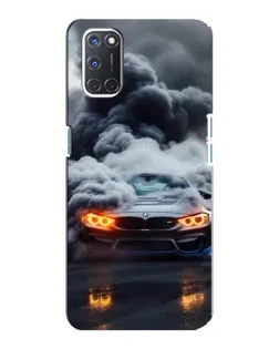 Чехол для OPPO A92 с картинкой «BMW в дыму»