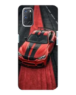 Чехол для OPPO A92 с картинкой «BMW на красной дорожке»