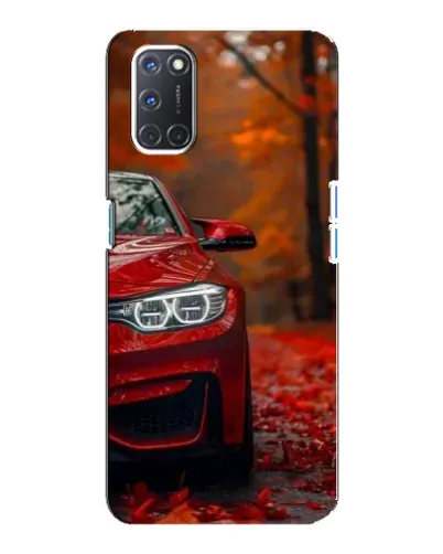 Чехол для OPPO A92 с картинкой «Осенняя BMW M4»
