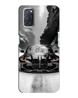 Чехол для OPPO A92 с картинкой «BMW — акварельный дрифт»