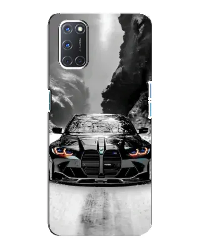 Чехол для OPPO A92 с картинкой «BMW — акварельный дрифт» Чехол для OPPO A92 с картинкой «BMW — акварельный дрифт»