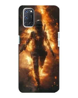 Чохол для OPPO A92 з картинкою «BMW — швидкість у дощі»