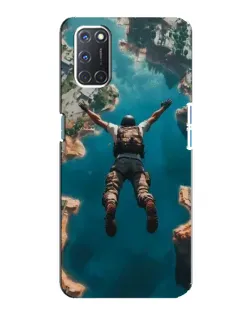Чехол для OPPO A92 с картинкой «PUBG — свободное падение»