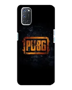 Чехол для OPPO A92 с картинкой «PUBG — золотой логотип»