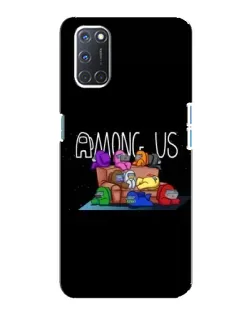 Чехол для OPPO A92 с картинкой «Логотип Among Us» Чехол для OPPO A92 с картинкой «Логотип Among Us»