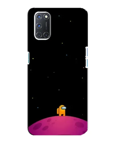 Чохол для OPPO A92 з картинкою «Самотній герой на планеті»