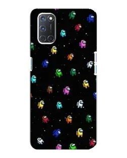 Чохол для OPPO A92 з картинкою «Екіпаж Among Us»