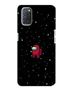Чохол для OPPO A92 з картинкою «Червоний Among Us»