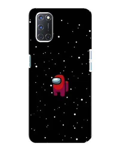 Чохол для OPPO A92 з картинкою «Червоний Among Us»