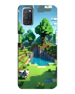 Чохол для OPPO A92 з картинкою «Minecraft літній день»