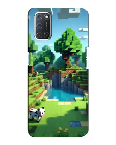 Чохол для OPPO A92 з картинкою «Minecraft літній день»