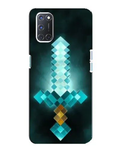 Чохол для OPPO A92 з картинкою «Алмазний меч неон»